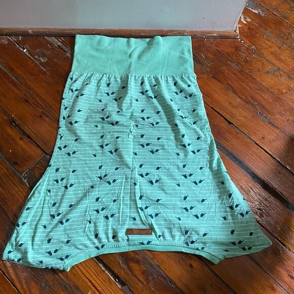 Naketano Bird Stripe Green Short Sleeve Shirt, Italian Blouse, Size Small - Picture 6 of 11